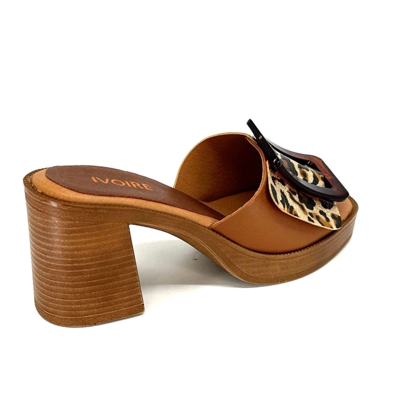 Ivoire 65383 Marron Or 65383 - BURNISH CARACAS - GARBO Printemps Eté 2024