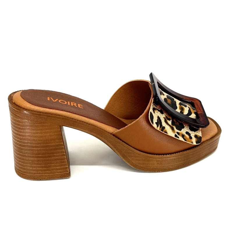 Ivoire 65383 Marron Or 65383 - BURNISH CARACAS - GARBO Printemps Eté 2024