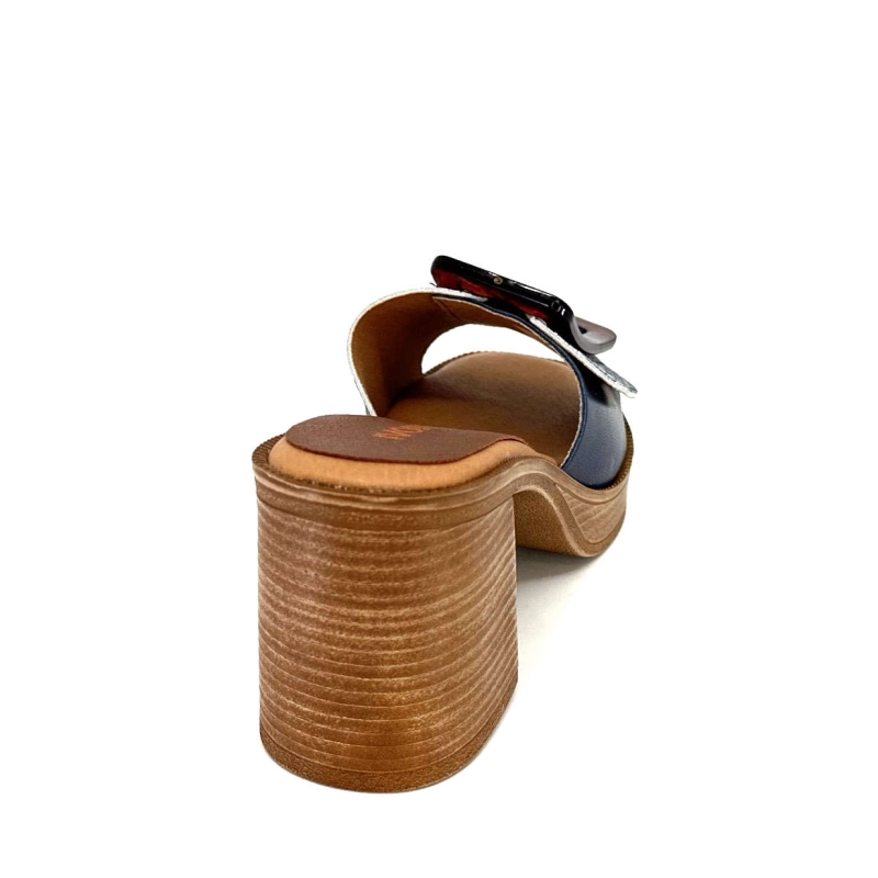 Ivoire 65383 Bleu Marine & Gris 65383 - BURNISH MONICA - SHANGHA Printemps Eté 2024