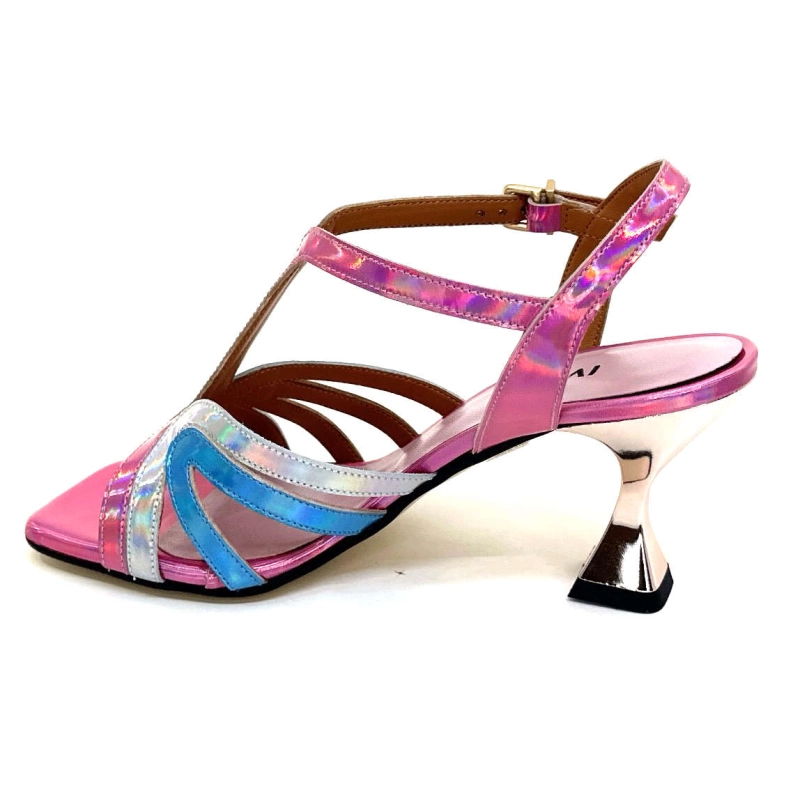 Ivoire 706 Cuir Métallique Irisé Rose Argent Bleu 706 - IRIDE - ROSA - ARGENTO - C Printemps Eté 2024