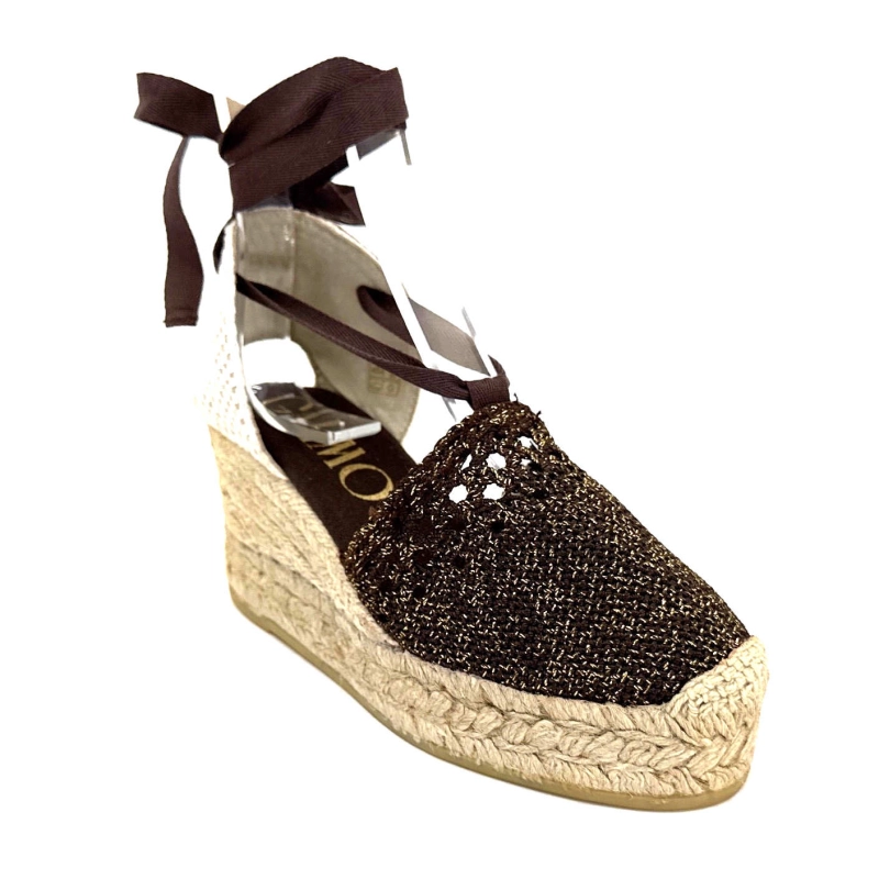 Gaimo Alpargata Textile Marron Or ALPARGATA - 593 MOKA Printemps Eté 2024