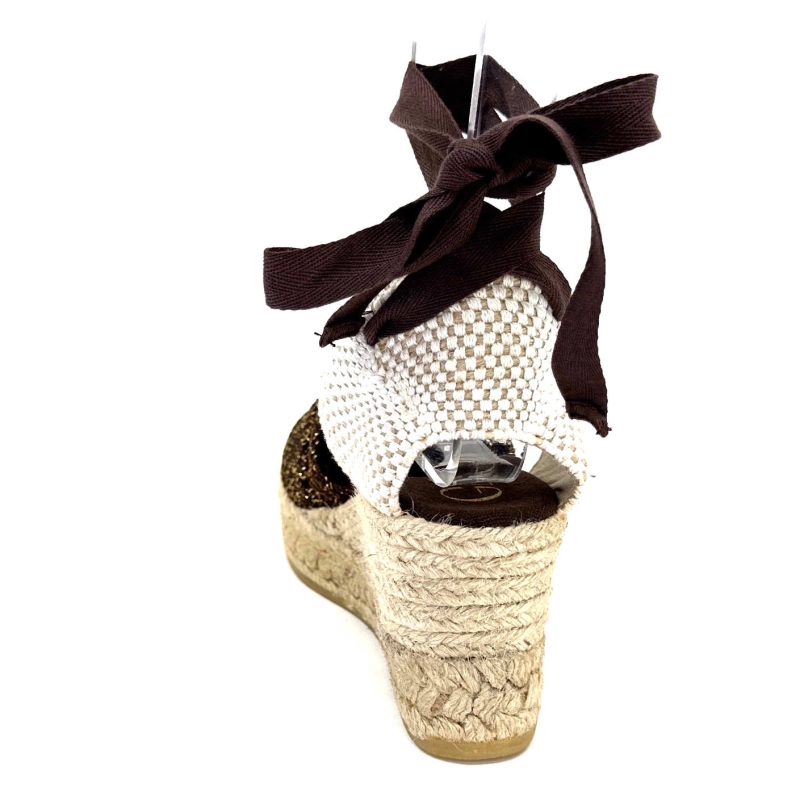 Gaimo Alpargata Textile Marron Or ALPARGATA - 593 MOKA Printemps Eté 2024