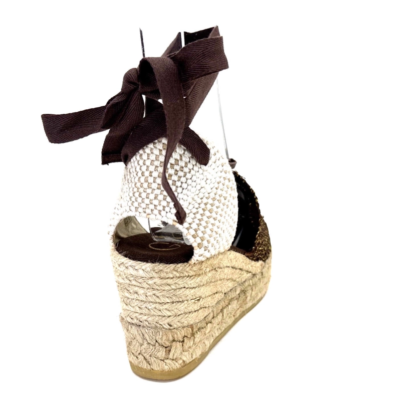 Gaimo Alpargata Textile Marron Or ALPARGATA - 593 MOKA Printemps Eté 2024