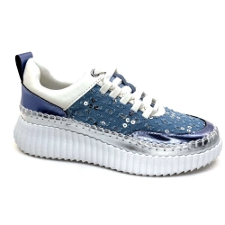 Ivoire 2300962 Textile Bleu 2300962 - 1661 - IT BLUE METALLI Printemps Eté 2025