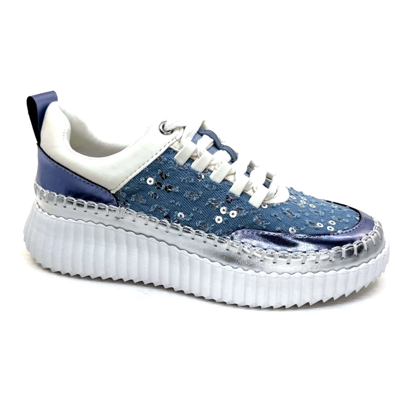 Ivoire 2300962 Textile Bleu 2300962 - 1661 - IT BLUE METALLI Printemps Eté 2025