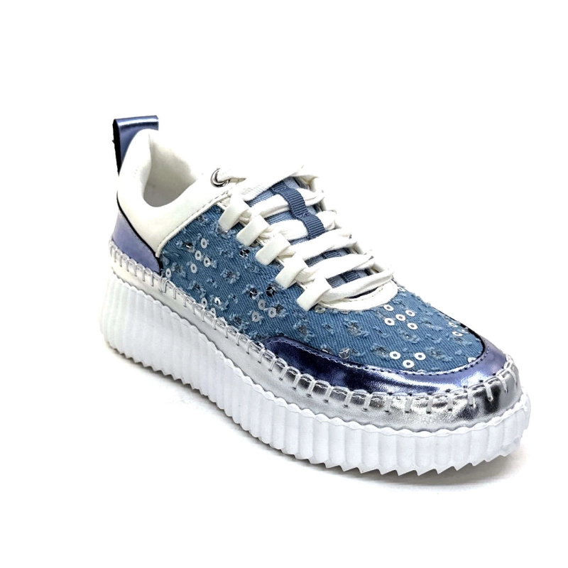 Ivoire 2300962 Textile Bleu 2300962 - 1661 - IT BLUE METALLI Printemps Eté 2025