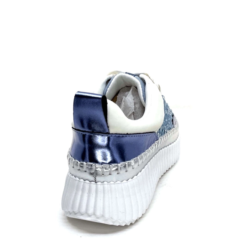 Ivoire 2300962 Textile Bleu 2300962 - 1661 - IT BLUE METALLI Printemps Eté 2025