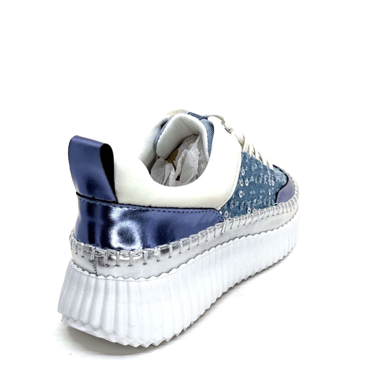 Ivoire 2300962 Textile Bleu 2300962 - 1661 - IT BLUE METALLI Printemps Eté 2025