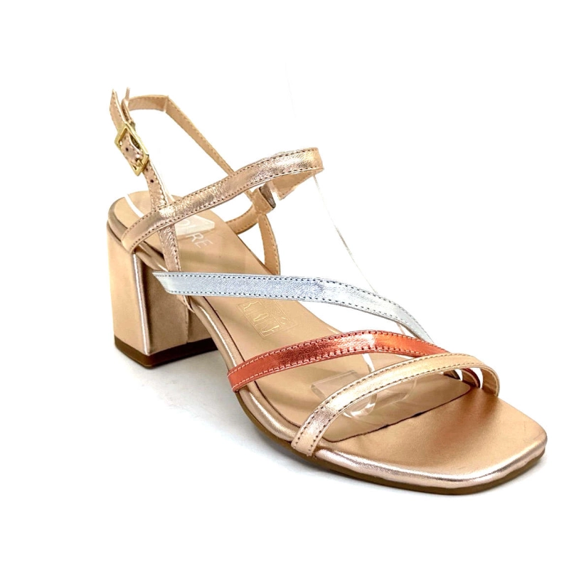 Ivoire A47146 Cuir Métal Argent Rose A47146 - STAR CIPRIA + LIZ CIPRI Printemps Eté 2024