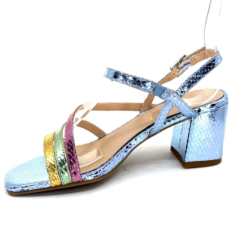 Ivoire A47146 Cuir Métal Bleu Ciel Jaune Vert Rose A47146 - BUNDLE CIELO + BUNDLE P Printemps Eté 2024