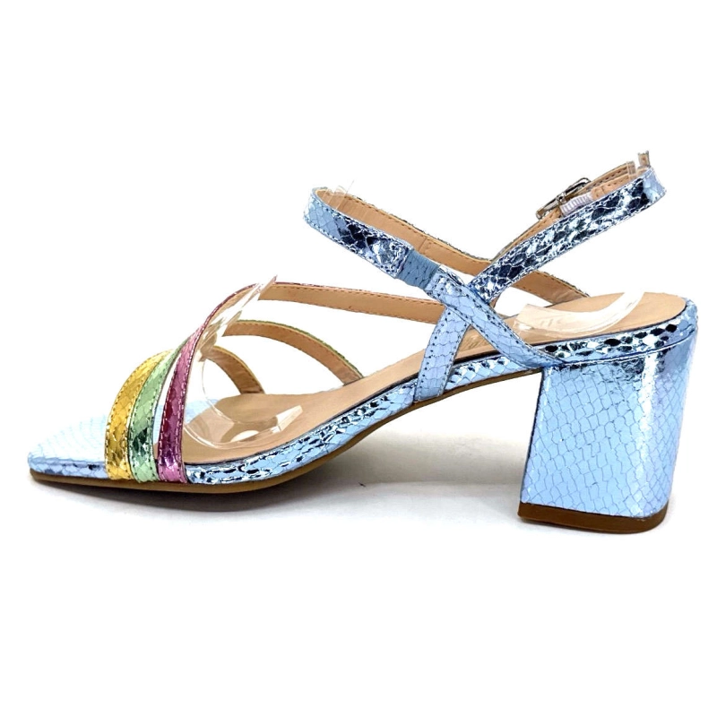 Ivoire A47146 Cuir Métal Bleu Ciel Jaune Vert Rose A47146 - BUNDLE CIELO + BUNDLE P Printemps Eté 2024