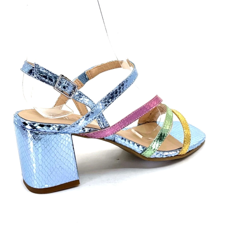 Ivoire A47146 Cuir Métal Bleu Ciel Jaune Vert Rose A47146 - BUNDLE CIELO + BUNDLE P Printemps Eté 2024