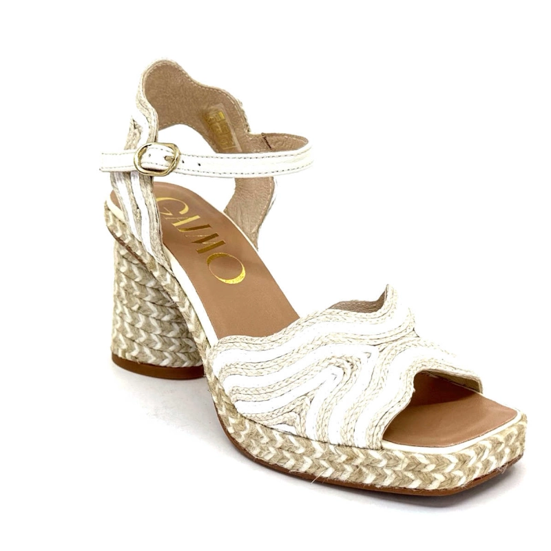 Gaimo Danae Raffia Blanc Beige DANAE - NAT / BLANCO Printemps Eté 2025