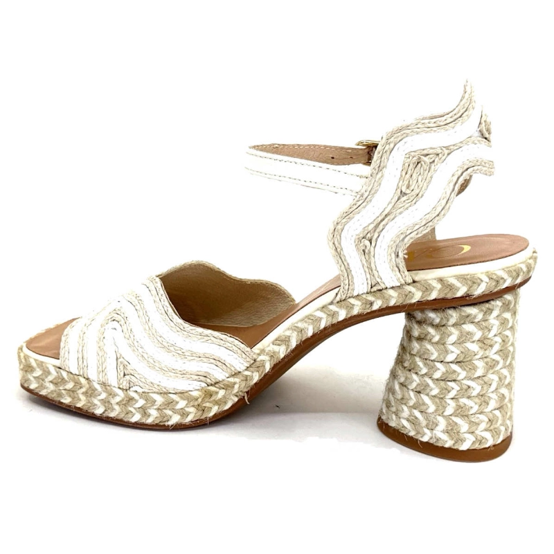 Gaimo Danae Raffia Blanc Beige DANAE - NAT / BLANCO Printemps Eté 2025