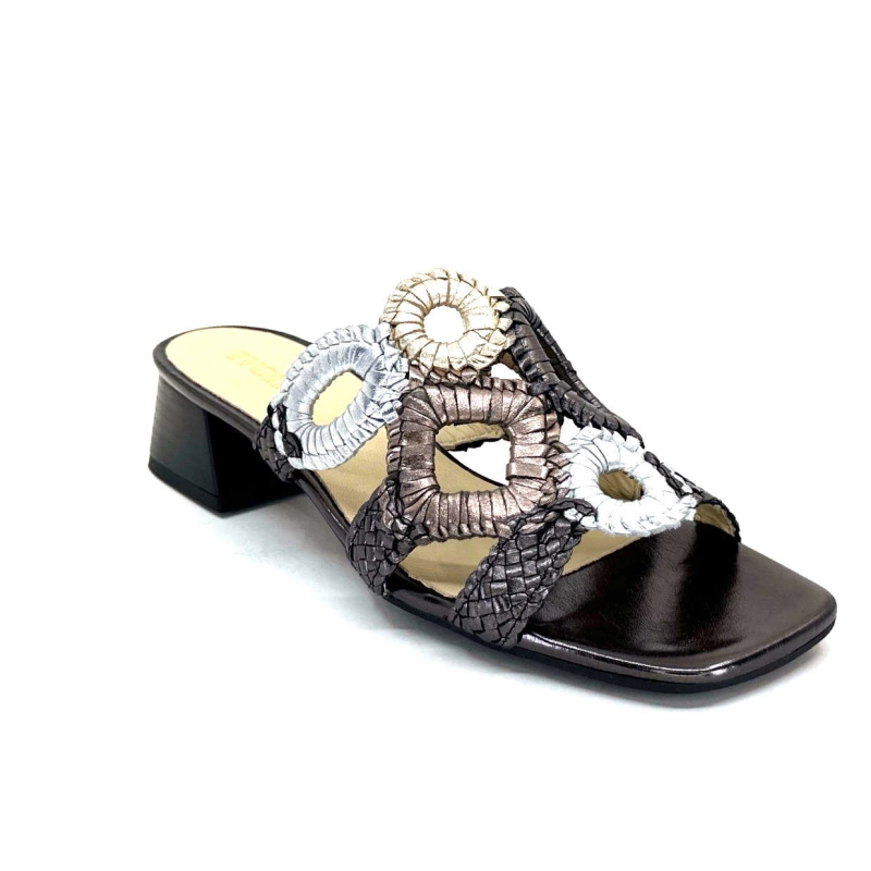 Ivoire 21036 Cuir Anthracite 21036 - TRENZADO FOIL - MULTI AN Printemps Eté 2024