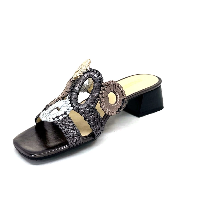 Ivoire 21036 Cuir Anthracite 21036 - TRENZADO FOIL - MULTI AN Printemps Eté 2024