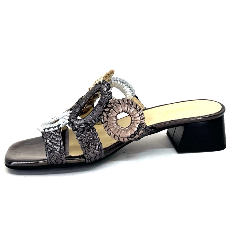 Ivoire 21036 Cuir Anthracite 21036 - TRENZADO FOIL - MULTI AN Printemps Eté 2024