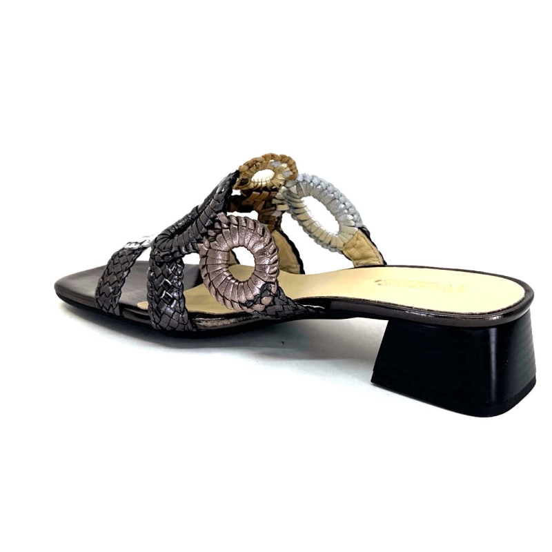 Ivoire 21036 Cuir Anthracite 21036 - TRENZADO FOIL - MULTI AN Printemps Eté 2024