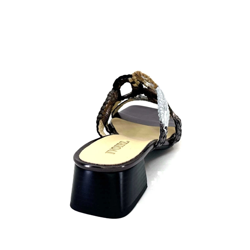 Ivoire 21036 Cuir Anthracite 21036 - TRENZADO FOIL - MULTI AN Printemps Eté 2024