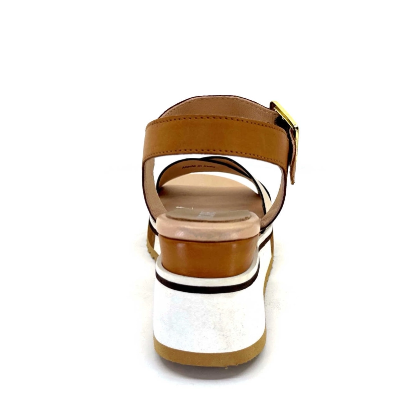 Ivoire 2F5127 Cuir Or Marron 2F5127 - VARIANTE 5127 NB - PLAT Printemps Eté 2024