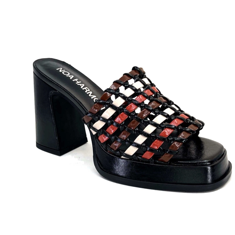 Noa Harmon 9711 M06 Cuir Noir Multicolore 9711M06 - MARE Printemps Eté 2024