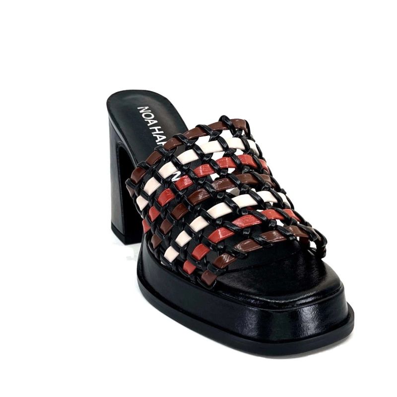 Noa Harmon 9711 M06 Cuir Noir Multicolore 9711M06 - MARE Printemps Eté 2024