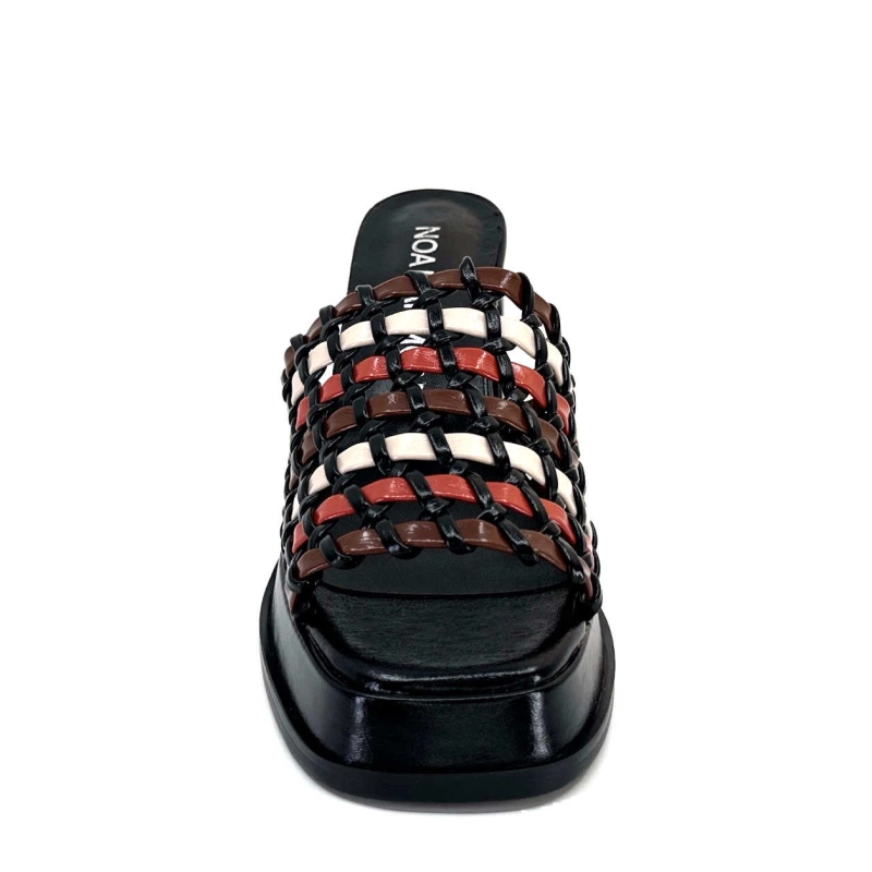 Noa Harmon 9711 M06 Cuir Noir Multicolore 9711M06 - MARE Printemps Eté 2024