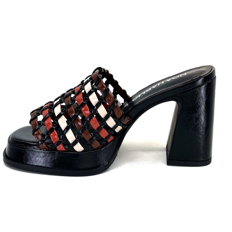 Noa Harmon 9711 M06 Cuir Noir Multicolore 9711M06 - MARE Printemps Eté 2024