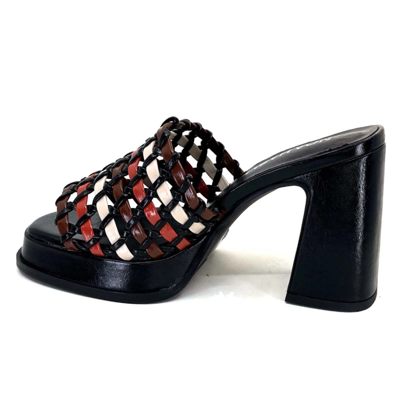 Noa Harmon 9711 M06 Cuir Noir Multicolore 9711M06 - MARE Printemps Eté 2024