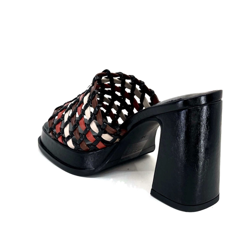 Noa Harmon 9711 M06 Cuir Noir Multicolore 9711M06 - MARE Printemps Eté 2024