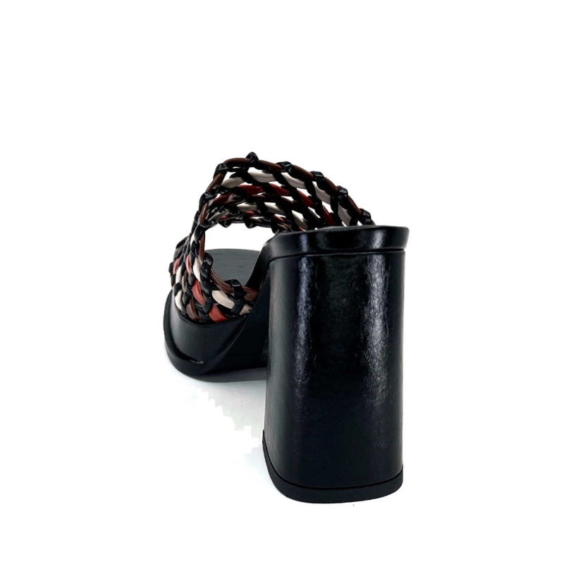 Noa Harmon 9711 M06 Cuir Noir Multicolore 9711M06 - MARE Printemps Eté 2024