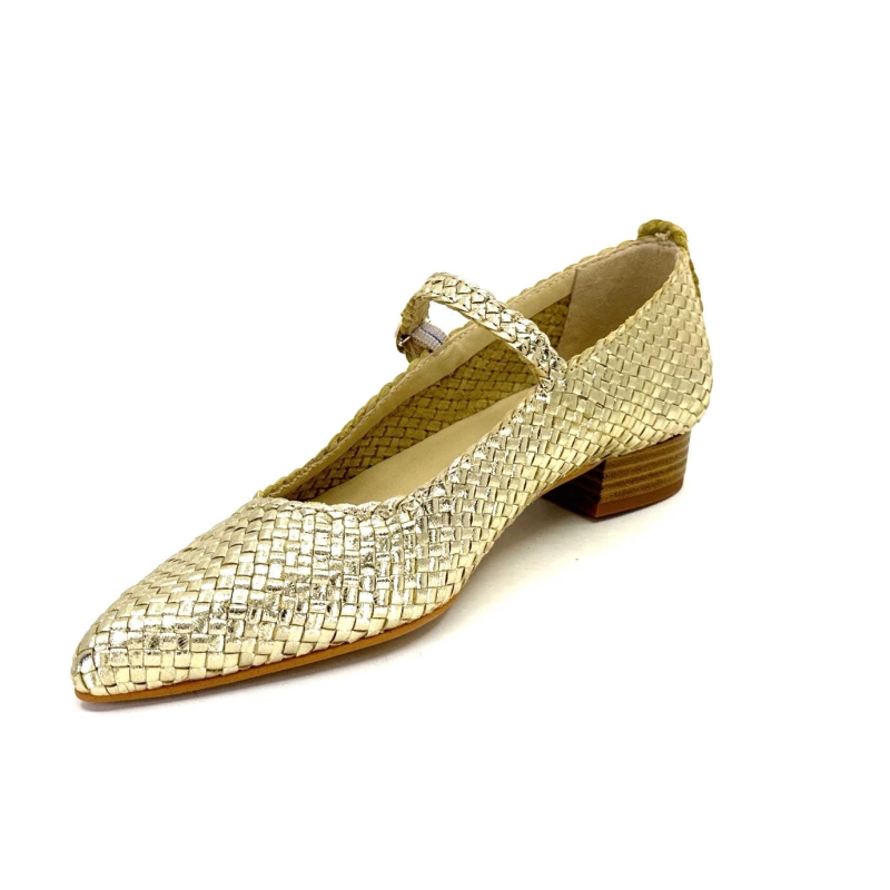 Ivoire 24776 Cuir Tressé Or 24776 - TRENZADO FOIL - FUMO Printemps Eté 2024