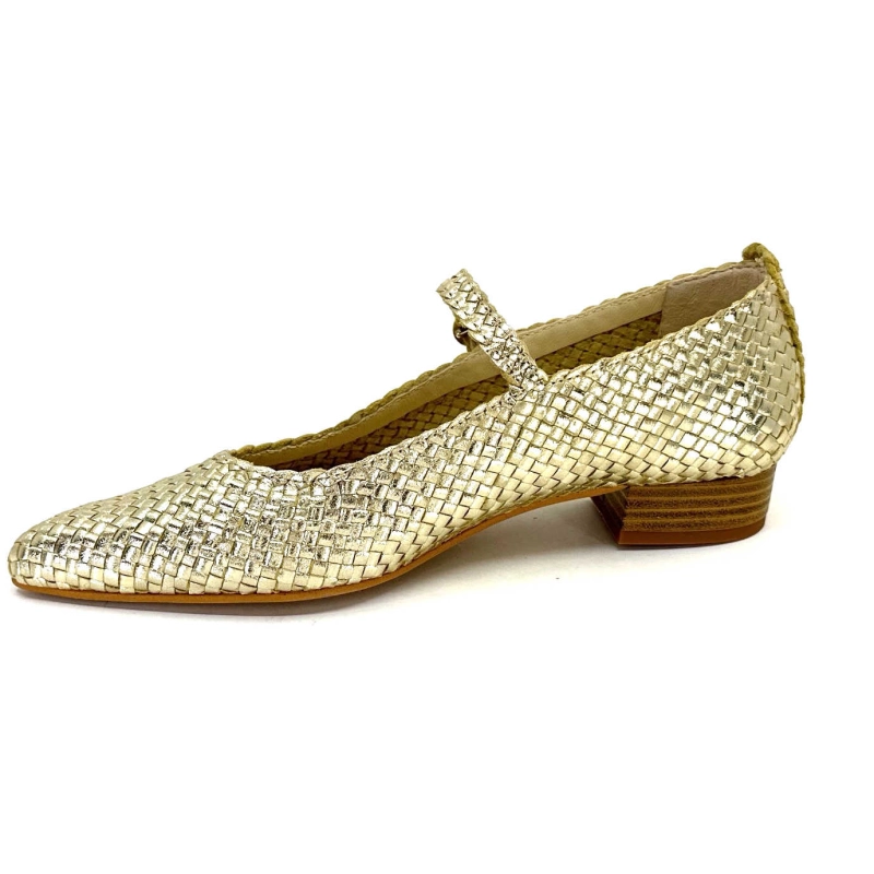 Ivoire 24776 Cuir Tressé Or 24776 - TRENZADO FOIL - FUMO Printemps Eté 2024