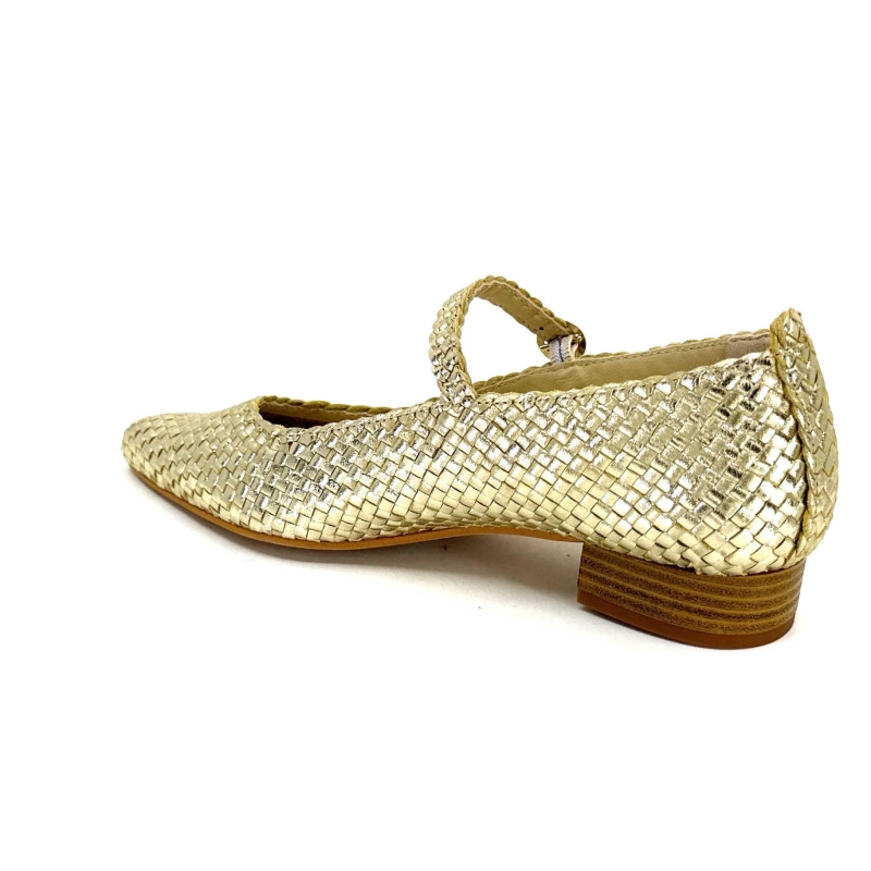 Ivoire 24776 Cuir Tressé Or 24776 - TRENZADO FOIL - FUMO Printemps Eté 2024