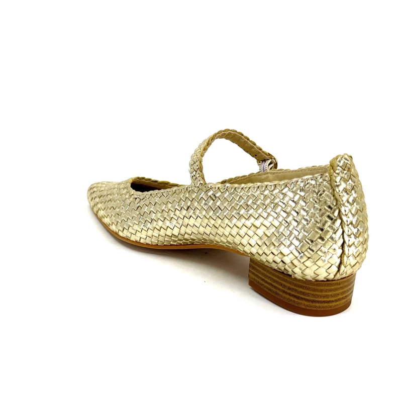 Ivoire 24776 Cuir Tressé Or 24776 - TRENZADO FOIL - FUMO Printemps Eté 2024