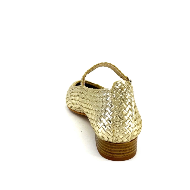 Ivoire 24776 Cuir Tressé Or 24776 - TRENZADO FOIL - FUMO Printemps Eté 2024