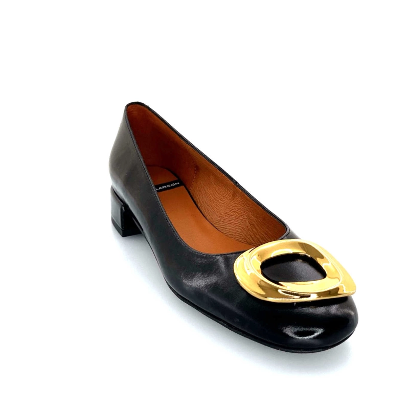 Angel Alarcon 24514 Cuir Glacé Noir 24514 610A - EGIDIO - NOIR Automne Hiver 2024-2025