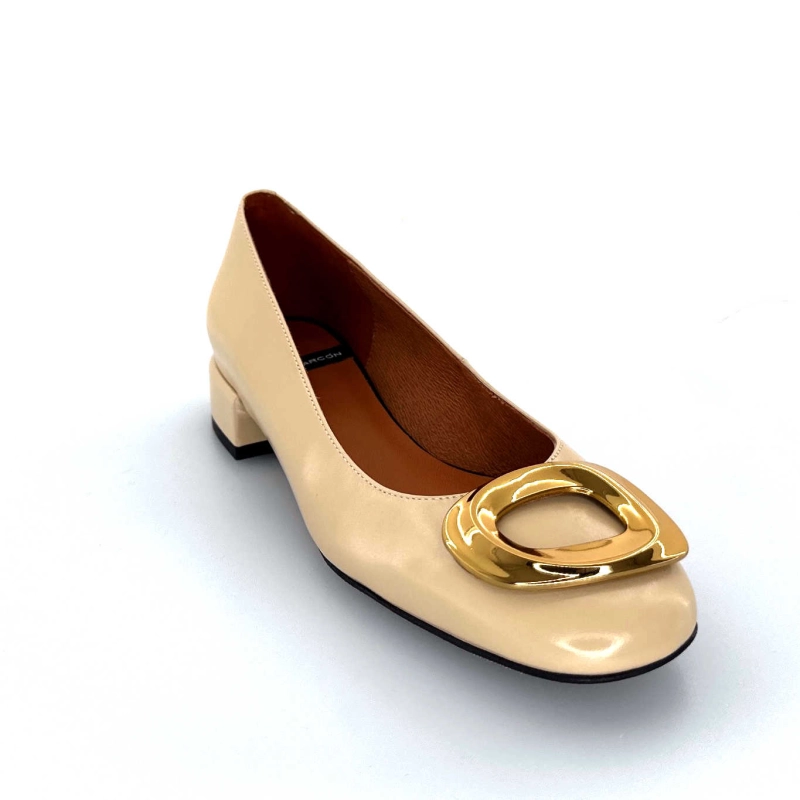 Angel Alarcon 24514 Cuir Glacé Beige 24514 610A - EGIDIO - CHAMPAGNE Automne Hiver 2024-2025