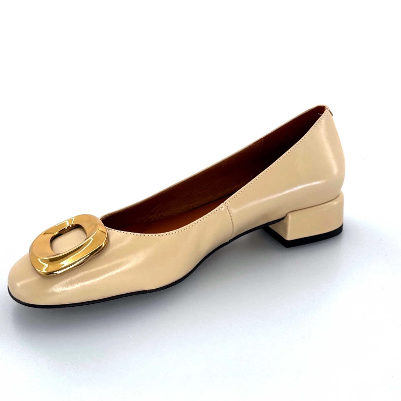 Angel Alarcon 24514 Cuir Glacé Beige 24514 610A - EGIDIO - CHAMPAGNE Automne Hiver 2024-2025
