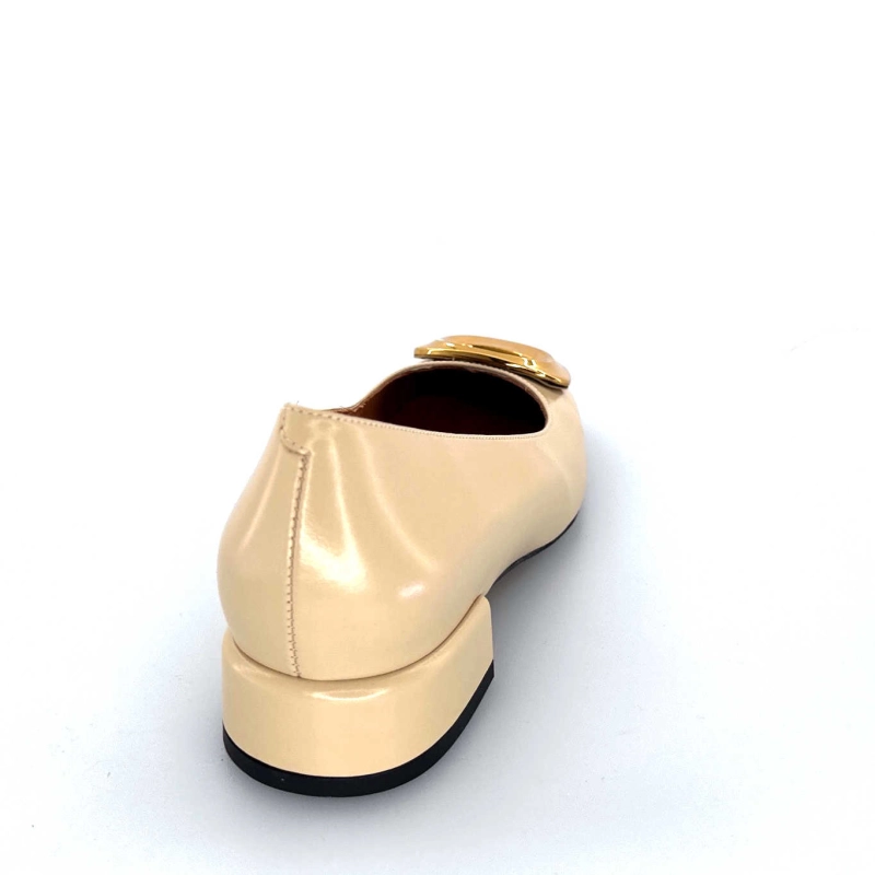 Angel Alarcon 24514 Cuir Glacé Beige 24514 610A - EGIDIO - CHAMPAGNE Automne Hiver 2024-2025