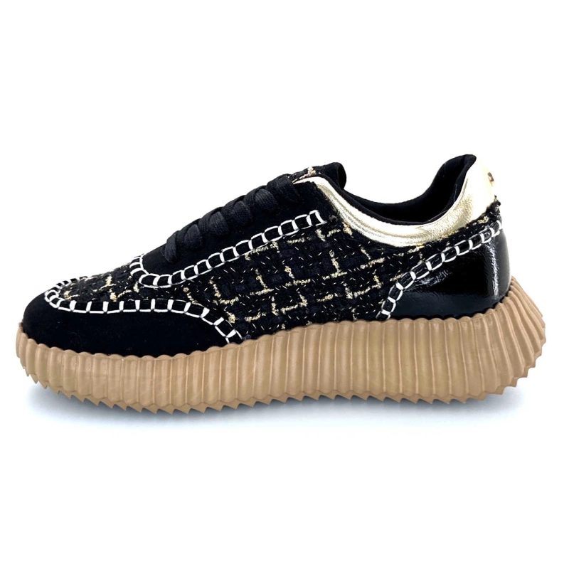 Ivoire 2200586 2200 Textile Noir 2200586 2200 - BLACK COMBI FABRI Automne Hiver 2024-2025