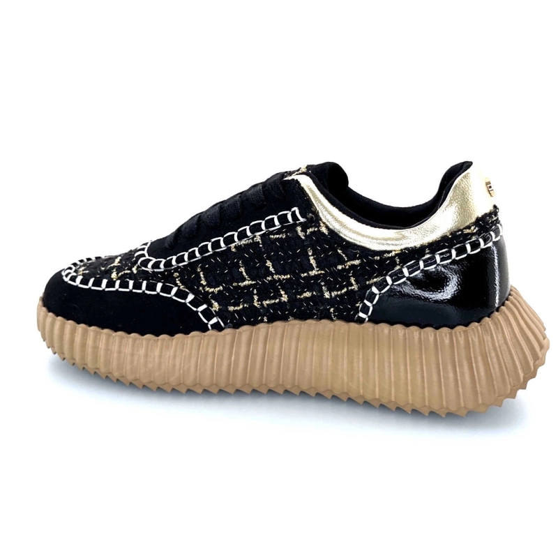 Ivoire 2200586 2200 Textile Noir 2200586 2200 - BLACK COMBI FABRI Automne Hiver 2024-2025