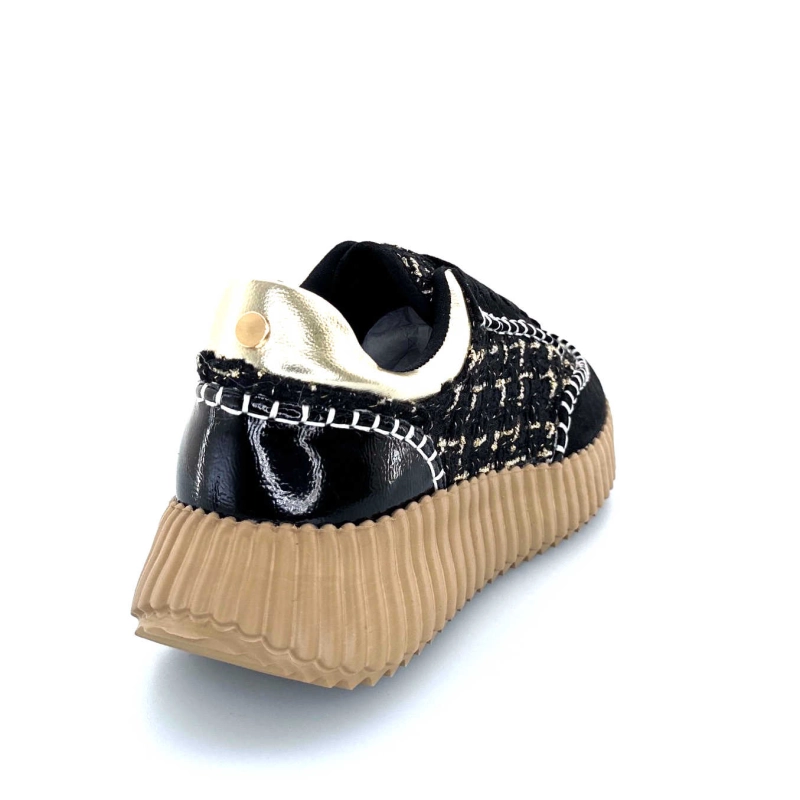 Ivoire 2200586 2200 Textile Noir 2200586 2200 - BLACK COMBI FABRI Automne Hiver 2024-2025