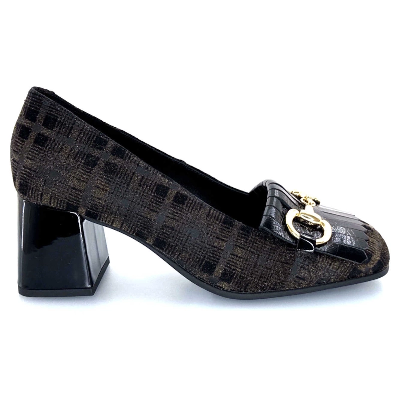 Pedro Miralles 28405 Velours Noir Ivoire Chaussures