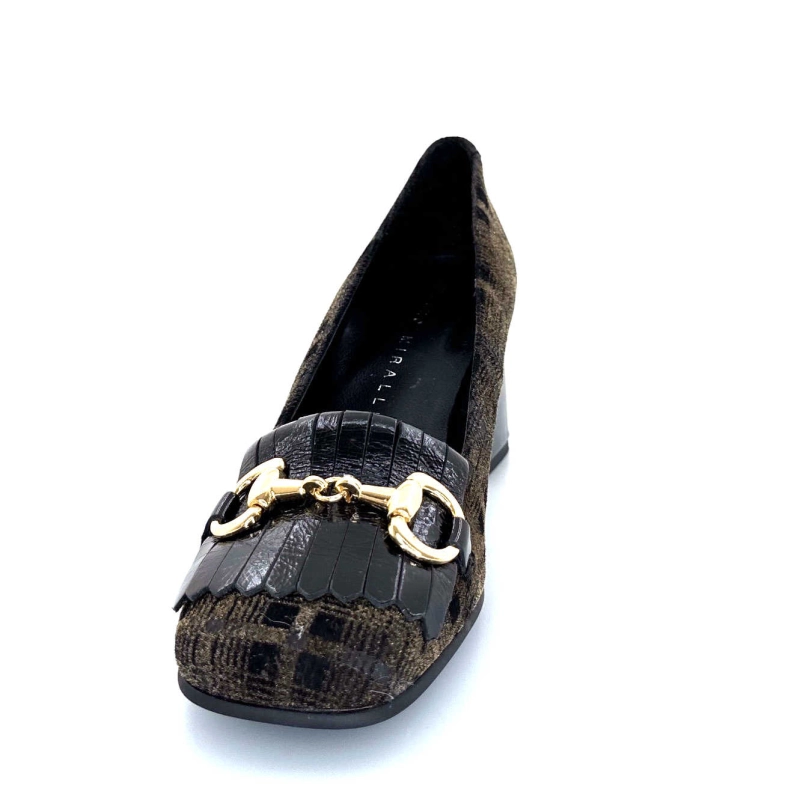 Pedro Miralles 28405 Velours Noir Ivoire Chaussures