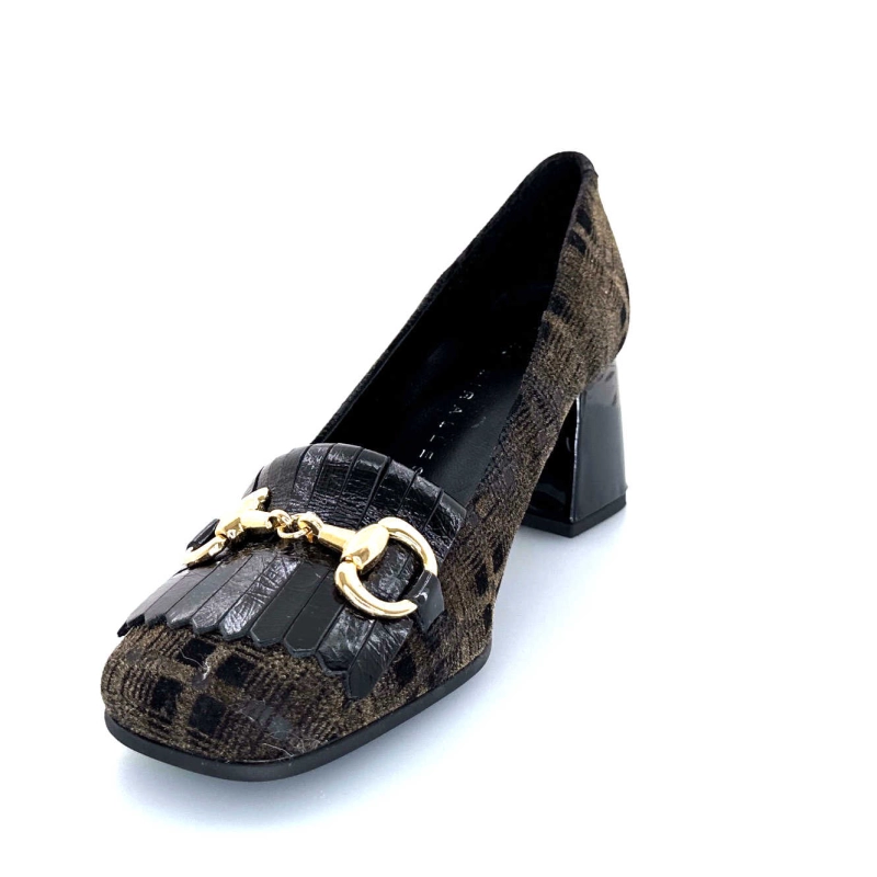 Pedro Miralles 28405 Velours Noir Ivoire Chaussures