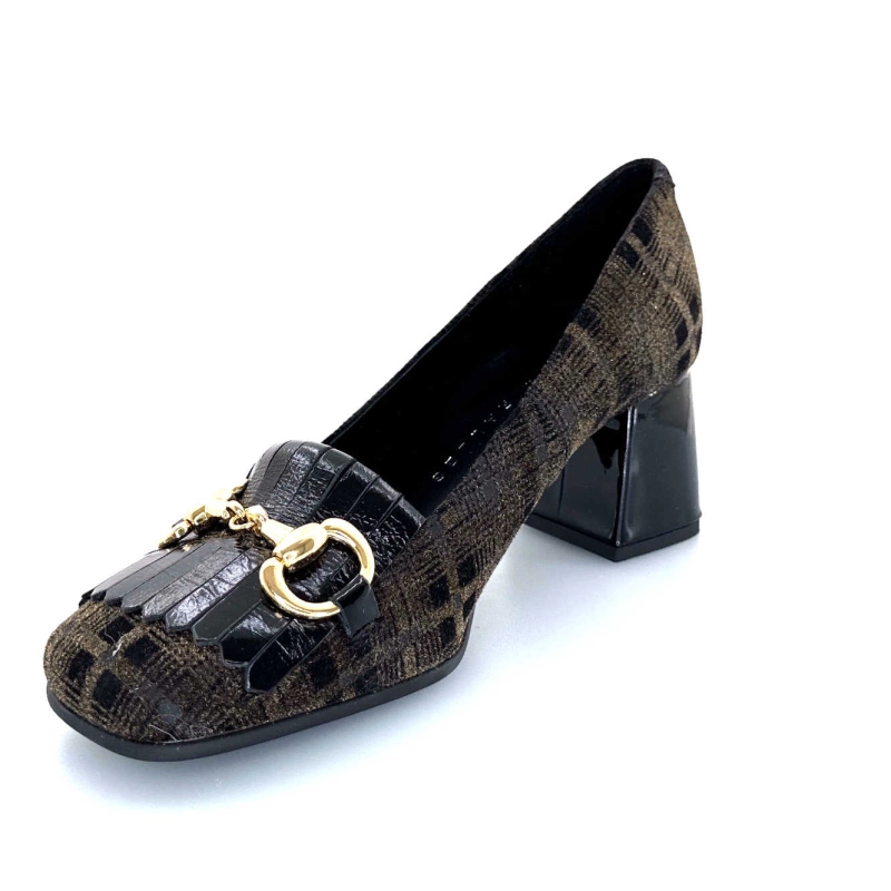 Pedro Miralles 28405 Velours Noir Ivoire Chaussures