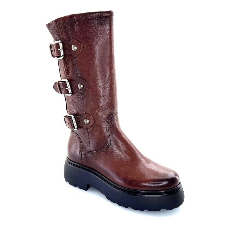 Mjus L44304 201 Cuir Marron L44304 201 - 6383 - CHOCOLATE 7 Automne Hiver 2024-2025