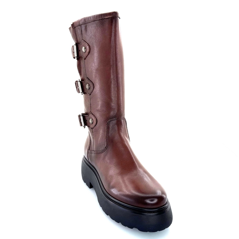 Mjus L44304 201 Cuir Marron L44304 201 - 6383 - CHOCOLATE 7 Automne Hiver 2024-2025