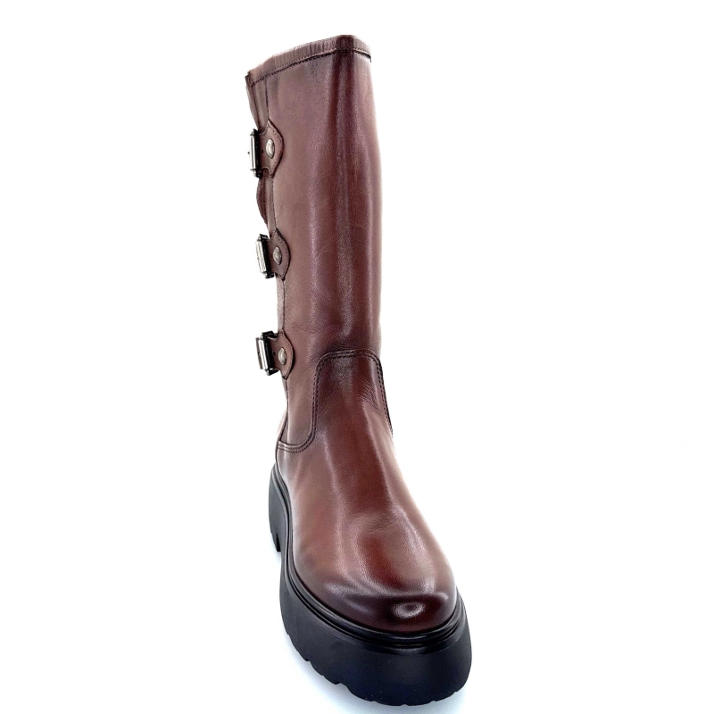 Mjus L44304 201 Cuir Marron L44304 201 - 6383 - CHOCOLATE 7 Automne Hiver 2024-2025